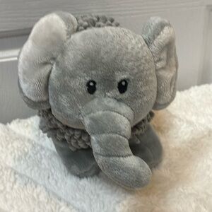 Little Miracles Gray Sweet Noodles Elephant Plush Nubby Stuffed baby Toy…